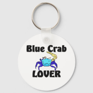 Blauwe krab sleutelhanger