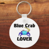 Blauwe krab sleutelhanger (Voorkant)