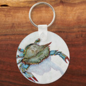 blauwe krab sleutelhanger (Voorkant)