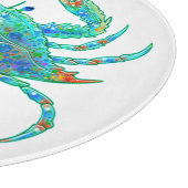 Blauwe krab snijvlak snijplank (Hoek)
