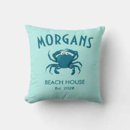 Blauwe Krab Strand Persoonlijke Strand Kussen
