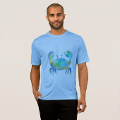 Blauwe krab t-shirt (Voorkant volledig)