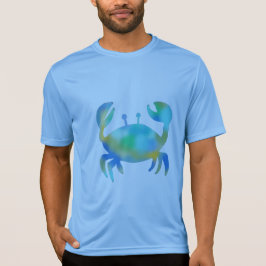 Blauwe krab t-shirt