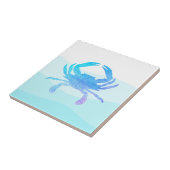 Blauwe krab tegeltje (Zijkant)