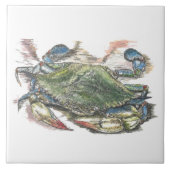 Blauwe krab tegeltje (Voorkant)