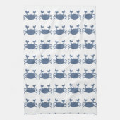 Blauwe krab theedoek (Verticaal)
