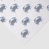 Blauwe krab tissuepapier (Detail)