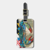 Blauwe krab van Maryland Bagagelabel (Voorkant verticaal)
