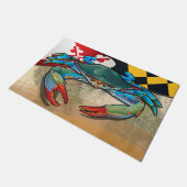 Blauwe krab van Maryland Deurmat (Schuin)