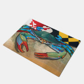 Blauwe krab van Maryland Deurmat (Schuin)