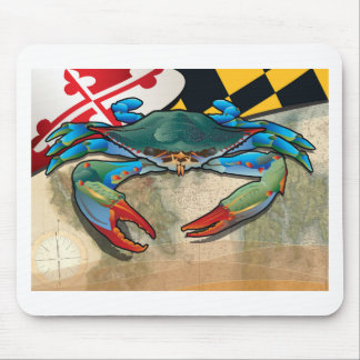 Blauwe krab van Maryland Muismat