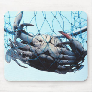 Blauwe krab vangen muismat