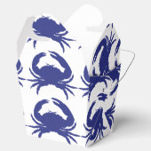 Blauwe krab vieringen bedankdoosjes (Geopend)