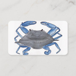 Blauwe krab visitekaartje