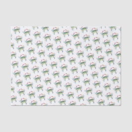 Blauwe krab Waterverf Pattern Beach Tissuepapier