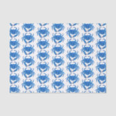 Blauwe krab Zeeduivel Tissuepapier (Voorkant)