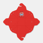 Blauwe krab zeevruchten versmarkt winkel bedankdoosjes (Uitgevouwen)