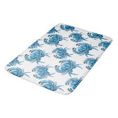 blauwe krabben aan zee badmat (Gekanteld)