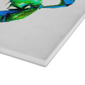 Blauwe krabben, snijvlak snijplank (Hoek)