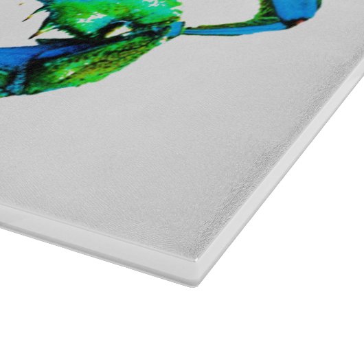 Blauwe krabben, snijvlak snijplank (Hoek)