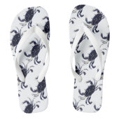 Blauwe krabbetjes Teenslippers (Voetbed)