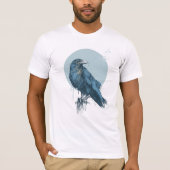 Blauwe kraw T-Shirt (Voorkant)