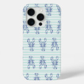blauwe kreeft Case-Mate iPhone case (Achterkant)