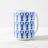 Blauwe Kreeft Koffiemok (Voorkant rechts)