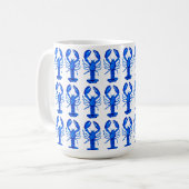 Blauwe Kreeft Koffiemok (Voorkant links)
