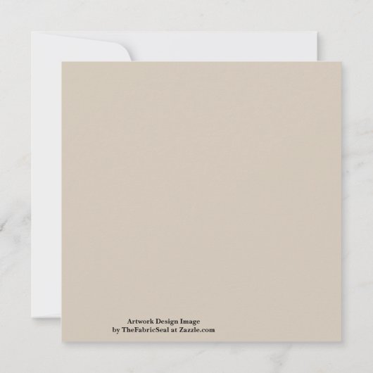 Blauwe kreeft lijn tekening op zandstrand tan kleu kaart (Achterkant)