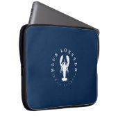 Blauwe Kreeft Marine Laptop/iPad hoes (Voorkant Rechts)