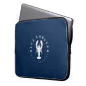 Blauwe Kreeft Marine Laptop/iPad hoes (Voorkant Links)