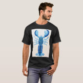 Blauwe Kreeft T-shirt (Voorkant volledig)