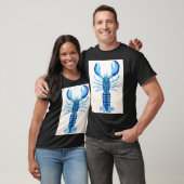 Blauwe Kreeft T-shirt (Unisex)