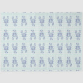 blauwe kreeft tissuepapier (Voorkant)