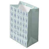 Blauwe Kreeften Medium Cadeauzakje (Voorkant Gekanteld)