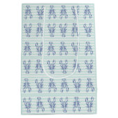 Blauwe Kreeften Medium Cadeauzakje (Achterkant)