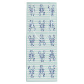 Blauwe Kreeften Wijn Cadeautas (Achterkant)
