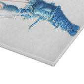 Blauwe kreeftenslijp snijplank (Hoek)