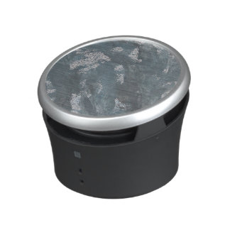 Blauwe krijt en zwarte inkt bluetooth luidspreker