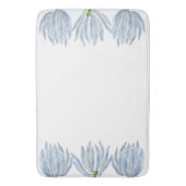 Blauwe krijtstokken op een badmat (Voorkant Verticaal)