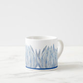 Blauwe krijtstokken op een Espresso-Mok Espresso Kop (Voorkant rechts)