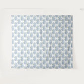 Blauwe krijtstokken op wandtapijt wandkleed (Voorkant (horizontaal))