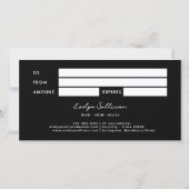 Blauwe kristallen cadeaubon (Achterkant)