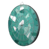 Blauwe kristallen dartbord (Voorkant Rechts)