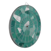Blauwe kristallen dartbord (Voorkant Links)