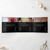 Blauwe kristallen drievoudige brochure drieluik kaart (Binnen)