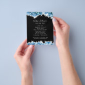 Blauwe kristallen flyer (Hand)