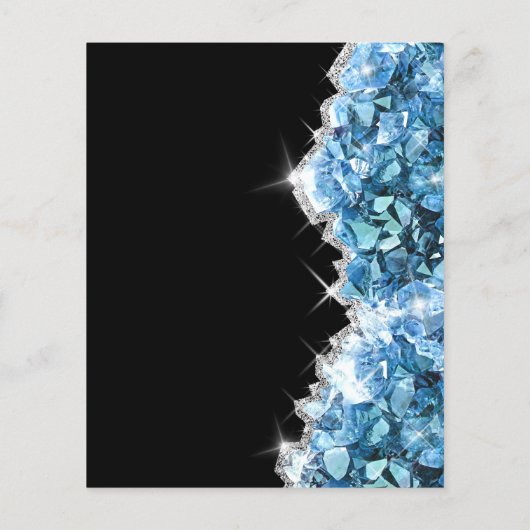 Blauwe kristallen flyer (Achterkant)