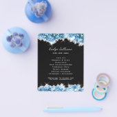 Blauwe kristallen flyer (Enkel)